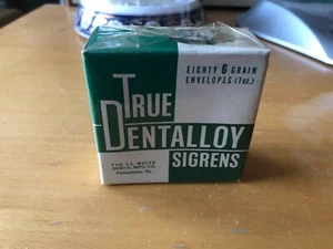 PIEZA DE EXHIBICIÓN DENTAL MÉDICA: Sigrens True Dentalloy NUEVO STOCK ANTIGUO ¡NUEVO EN CAJA!¡! - Imagen 1 de 5