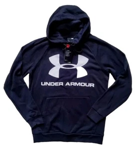 UNDER ARMOUR Hoodie Sweatshirt Mens S Coldgear Black Loose Fit - Picture 1 of 15