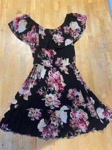 Windsor Floral Off the Shoulder Casual Dress - Picture 1 of 2