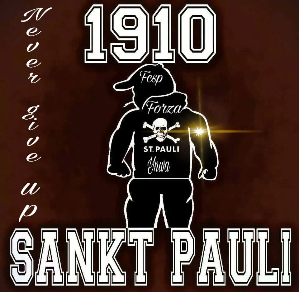 St Pauli   Aufkleber-Sticker    60 Stck - Bild 1 von 1