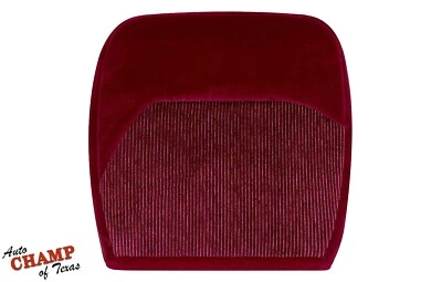 1994-1997 Ford F-150 F-250 F-350 XLT -Driver Side Bottom Cloth Seat Cover Red - Image 1 of 4