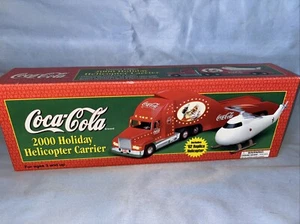 Coca-Cola 2000 Holiday Helicopter Carrier W/‘62 Replica Helicopter Ltd Edition - Picture 1 of 8