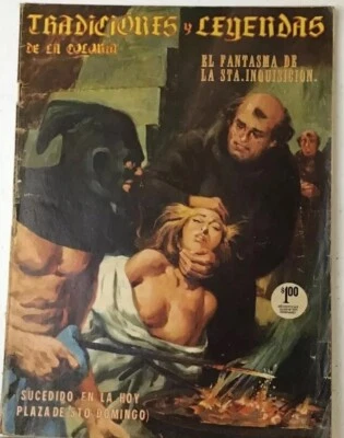 Cómic Mexicano Español TRADICIONES Y LEYENDAS DE LA COLONIA #518 Horror México Foto 1 de 4