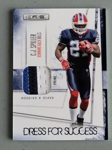 2010 Rookies and Stars C.J. Spiller #12 Dress for Success Jerseys Prime #/50 - Picture 1 of 2