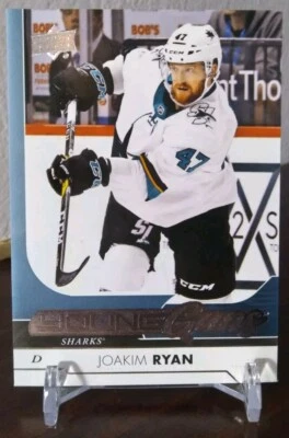 2017-18 Upper Deck Young Guns Joakim Ryan #492 (RC) San Jose Sharks 🏒🔥🏒🔥  - Image 1 of 2