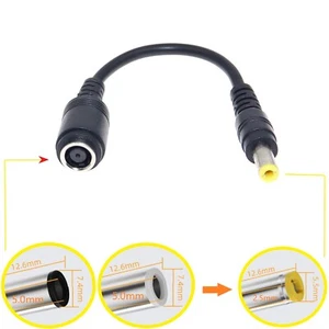 DC7.4mm Female TO 5.5mm Laptop Power Charger Adapter Charging converter - Picture 1 of 5