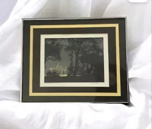 "Waldansichten" von Willis Styles signiert und nummeriert Druckgrafik 83/150 - Bild 1 von 12