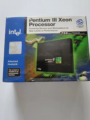 Intel Pentium III Xeon 733 MHz (BX80526KZ733256) Processor Vintage New-in-Box - Image 1 of 3