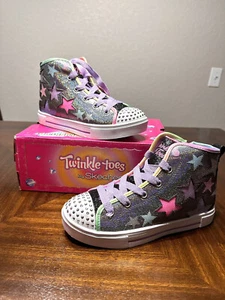 Skechers Twinkle Toes light up shoes Toddler Size 5 - Picture 1 of 3
