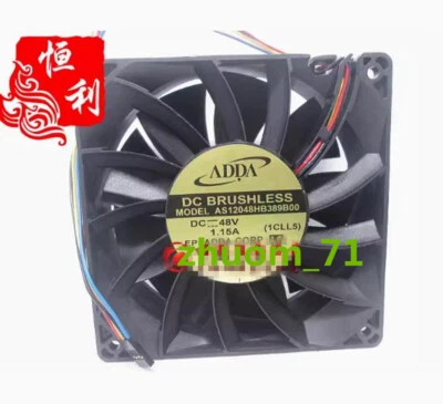 1PC ADDA  AS12048HB389B00 12038 DC48V cooling fan - Image 1 of 2