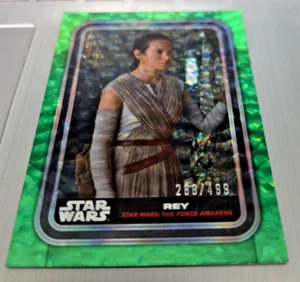 Rey 2023 Topps Star Wars Green Foilboard parallel # 91 (#d 288/499) - Picture 1 of 1