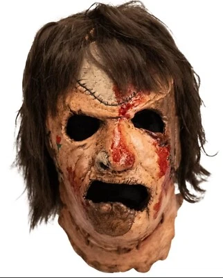 Máscara facial de cuero Trick or Treat Studios The Texas Chainsaw Massacre 3 NUEVO horror Foto 1 de 4