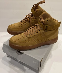 NEW Nike Air Force 1 High LV8 Shoes CK0262-700 Light Brown US Sz Youth 7 EU 40 - Picture 1 of 11