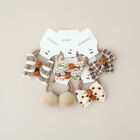 10PCS Children's Cute Bow Fluffy Ball Rubber Bands Set Elastic Small Scrunchies