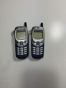 2 x Samsung SGH-R225 / R225M - Blue and Silver ( T-Mobile ) Rare Cellular Phone