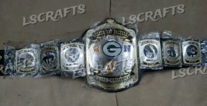 Cinturón de campeonato Bay Packers personalizado tamaño adulto 2 mm latón - Imagen 1 de 4