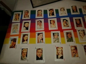 US Games 55 Golden Era Screen Legends Movie Star Playing Cards, Made in Belgium - Picture 1 of 12
