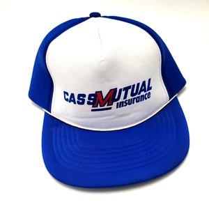 Gorra Cass Mutual Insurance azul Snapback B21D - Imagen 1 de 5