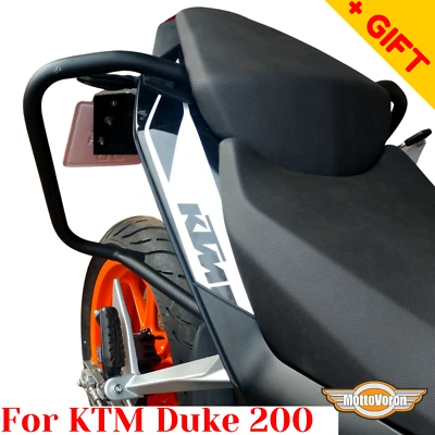 Barra de choque trasera para KTM Duke 200 KTM 200 Duke barra de choque de protección trasera, extra Foto 1 de 4