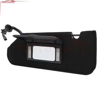 Black Left Driver Side Sun Visor For 2005-2013 Chevrolet Corvette 6.0L 6.2L V8 Foto 1 de 4