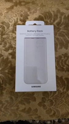 Batería SAMSUNG (10000 mAh) 25W Carga Rápida Doble Puerto - Beige EB-P3400XUE Foto 1 de 2