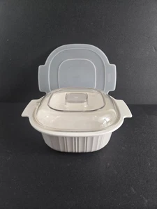 Rubbermaid 3pc Space Saving Microwave Cookware Set Hard Sheer Lids 2qt - Picture 1 of 5
