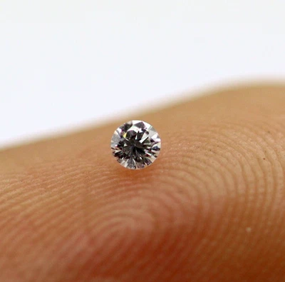 100% Natural Diamond 1.6 MM Round Cut G VS1 Grade Loose White Diamond 0.02 Carat - Image 1 of 4