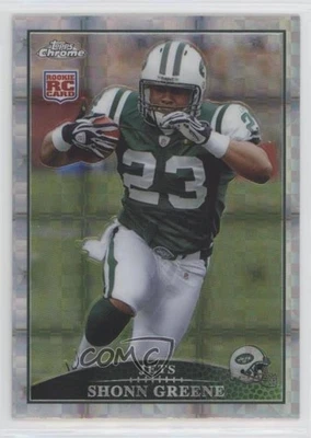 2009 Topps Chrome Retail X-Fractor Shonn Greene #TC176 Rookie RC - Image 1 of 2