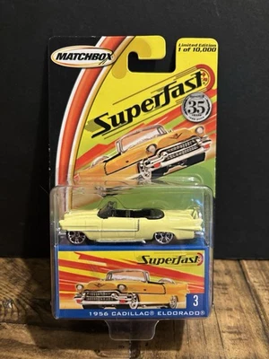 Matchbox Superfast 1956 Cadillac Eldorado #3 A06 - NIP - SAVE BIG - L@@K! - Image 1 of 3