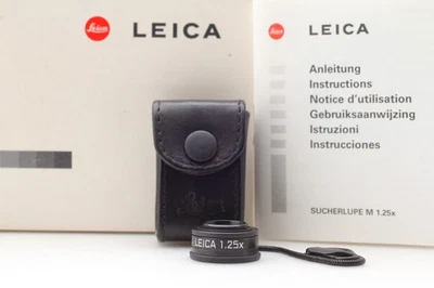 "Almost Unused w/ Box" Leica 12004 Viewfinder Magnifier 1.25x For M Series JAPAN - Image 1 of 4