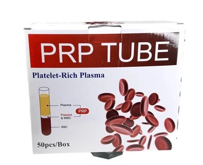 PRP TUBES 50 PCS Tubes 10ML Tube ACD and Gel+Anticoagulant