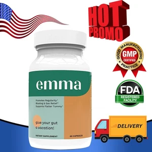 Emma Gut Health Capsules 60 Capsules - Boosts Immune Function and Gut Health - Bild 1 von 6