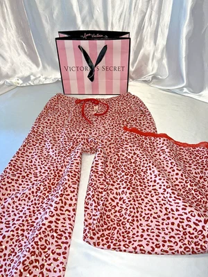 Victoria's Secret гостиной пижамы брюки хлопковая смесь розовый, красный и золотой средний - Изображение 1 из 2