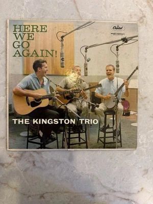 THE KINGSTON TRIO - HERE WE GO AGAIN! Lp Album 1960s Folk Exc FREE SHIPPING - Image 1 of 3