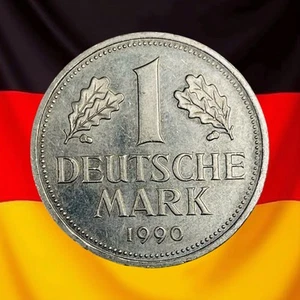 1990 G Germany 1 Mark - Combined Ship - Picture 1 of 2