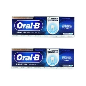 2x Oral-B Pro-Expert Advanced Deep Cleaning Toothpaste 75ml - Picture 1 of 7