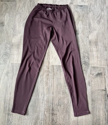 Pantalones Capilene Patagonia Para Mujer S Púrpura Rendimiento Capa Base EE. UU. USADOS Foto 1 de 4
