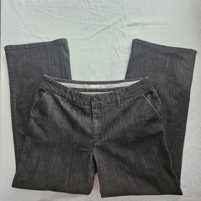 Jeans Chico's Platinum Talla 3 Reg Pierna Ancha Negros L536 Foto 1 de 4