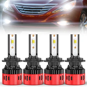 For Hyundai Sonata 2011 2012 2013 2014 LED Headlight Bulbs High Low Light Combo - Picture 1 of 12