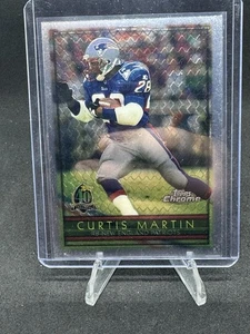 CURTIS MARTIN 1996 Topps Chrome #100 RIFRATTORE / Patriots / HOF - Foto 1 di 2