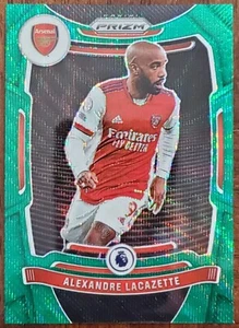 2021-22 PRIZM PREMIER LEAGUE ALEXANDRE LACAZETTE GREEN WAVE PARALLEL #210 NM/MT - Picture 1 of 2
