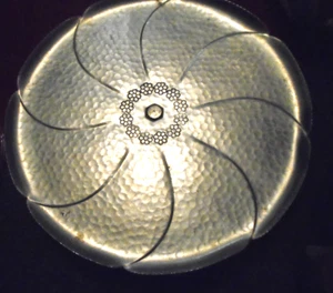 Vintage-- BW Buenilum-- Aluminum 18" Lazy Susan Serving Tray - Picture 1 of 2