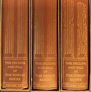 1946 The Decline And Fall Of The Roman Empire 3 Volumes Slipcases Heritage Press - Picture 1 of 13
