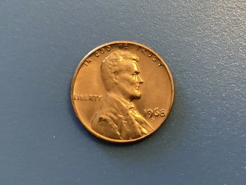 1968S Lincoln Memorial Penny Error (DDO) Doubled Die Obverse BEAUTIFUL CONDITION Cover