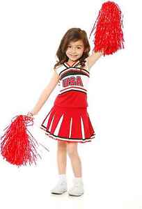 USA Cheerleader Kids Costume, X-Large (12-14)