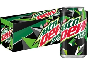 Mountain Dew Zero Sugar Soda - 12 Pack (Cans) - Mtn Dew Refreshing Beverage - Picture 1 of 5