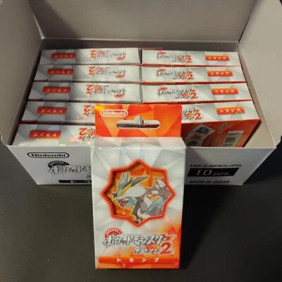 Pokemon White 2 Playing Card Poker Decks CASE OF 10 Reshiram Japan 2012 SEALED - Image 1 of 4