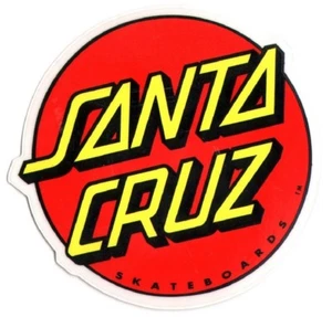Santa Cruz CALCOMANÍA CLÁSICA PUNTO Roja Amarilla 3 pulgadas Calcomanía de Skateboarding - Imagen 1 de 1