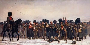 Pintura Calling the Roll After An Engagement de Elizabeth Thompson reproducción - Imagen 1 de 3