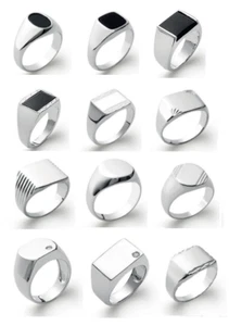 Ritter Ring aus massivem Silber 925/1000 Größen Auswahl Schmuck HERREN/DAMEN - Bild 1 von 29